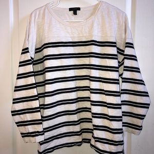 J.Crew 3/4 Sleeve Striped Top